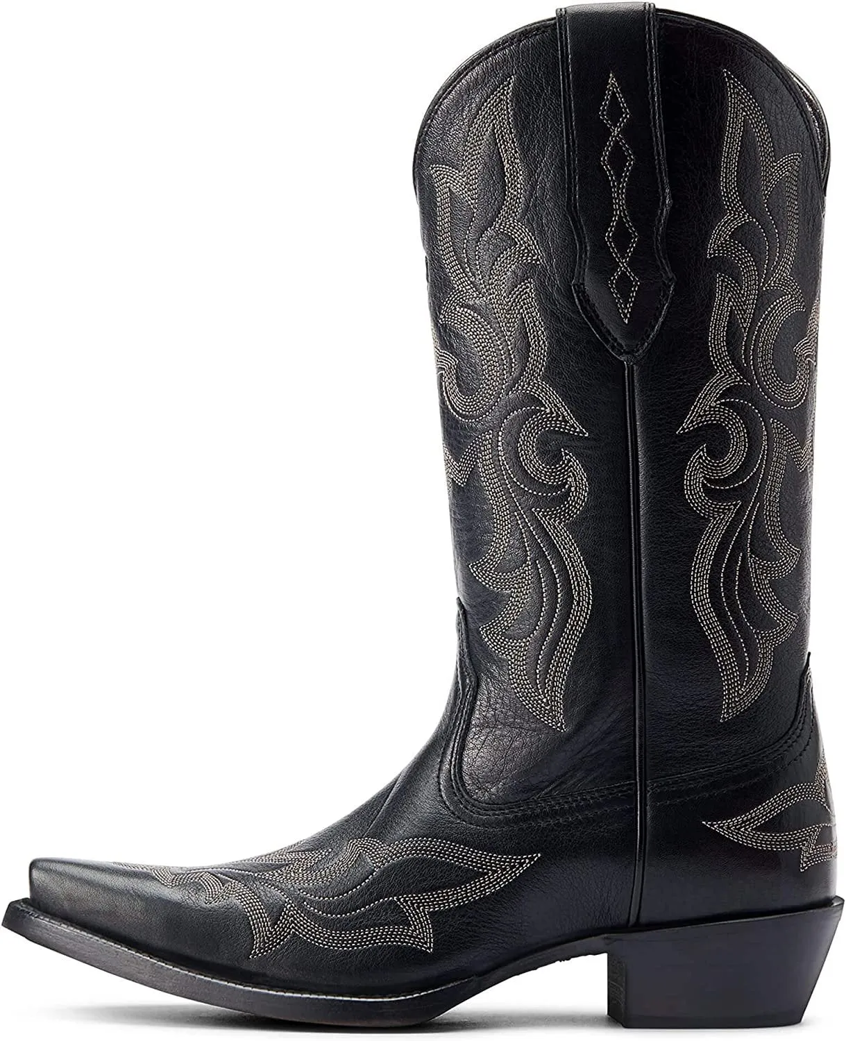 Ariat Women's Jennings Stretchfit Western Boot, Black Deertan