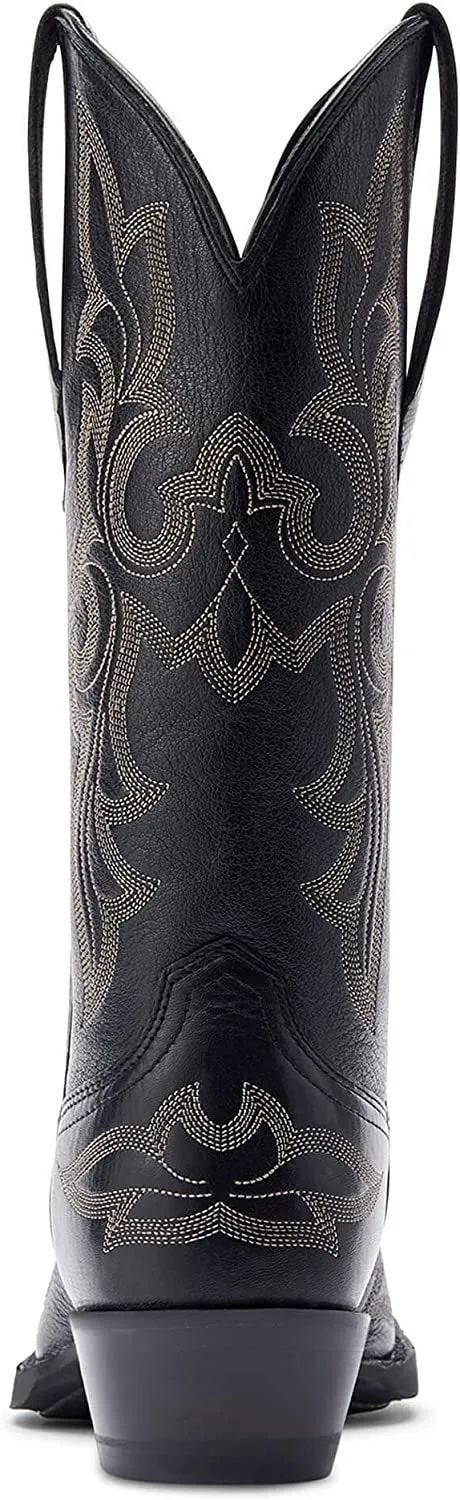 Ariat Women's Jennings Stretchfit Western Boot, Black Deertan