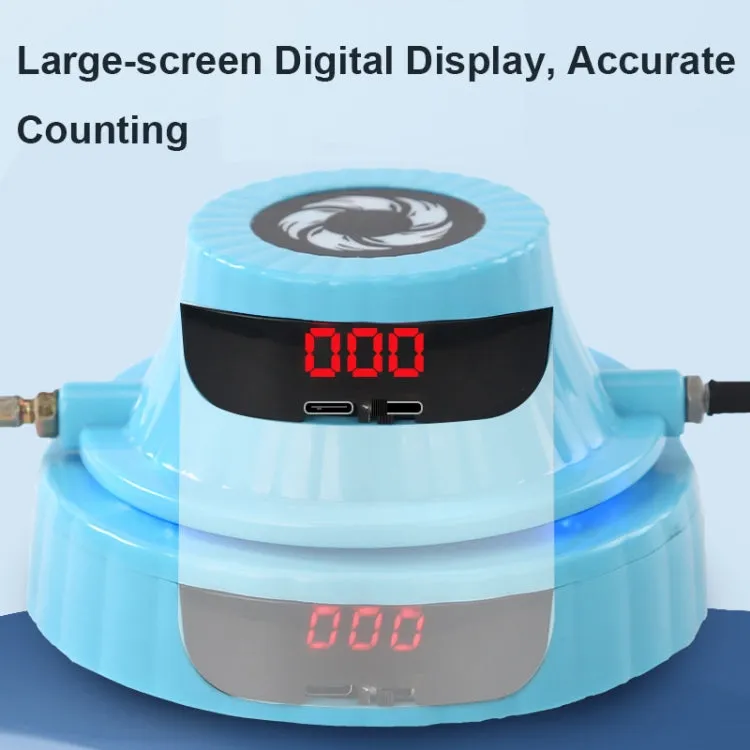 AWU-028 Smart Digital Display Electronic Counting Colorful Light Effect Remote Rope Skipper(Girly Pink)