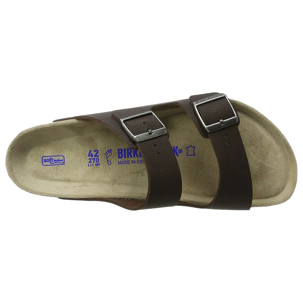 Birkenstock Men's BS Brown Leather 12 US Arizona Sandal - 52531-45