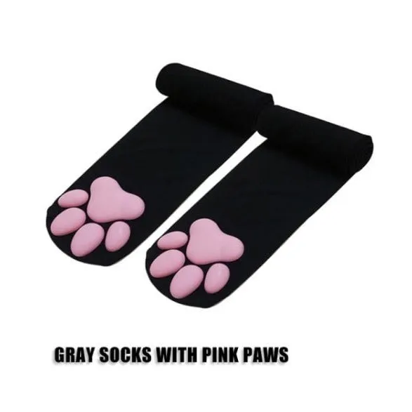 High-Quality Cat Paw Anti-Slip Stockings