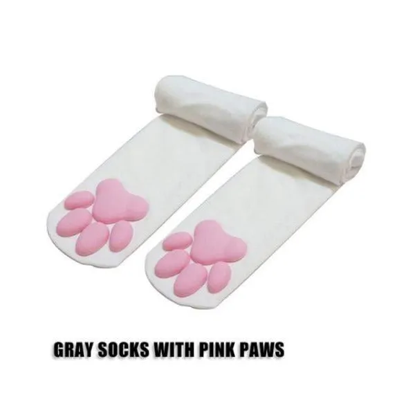 High-Quality Cat Paw Anti-Slip Stockings