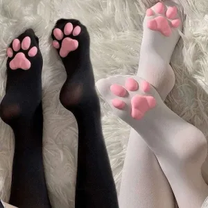 High-Quality Cat Paw Anti-Slip Stockings