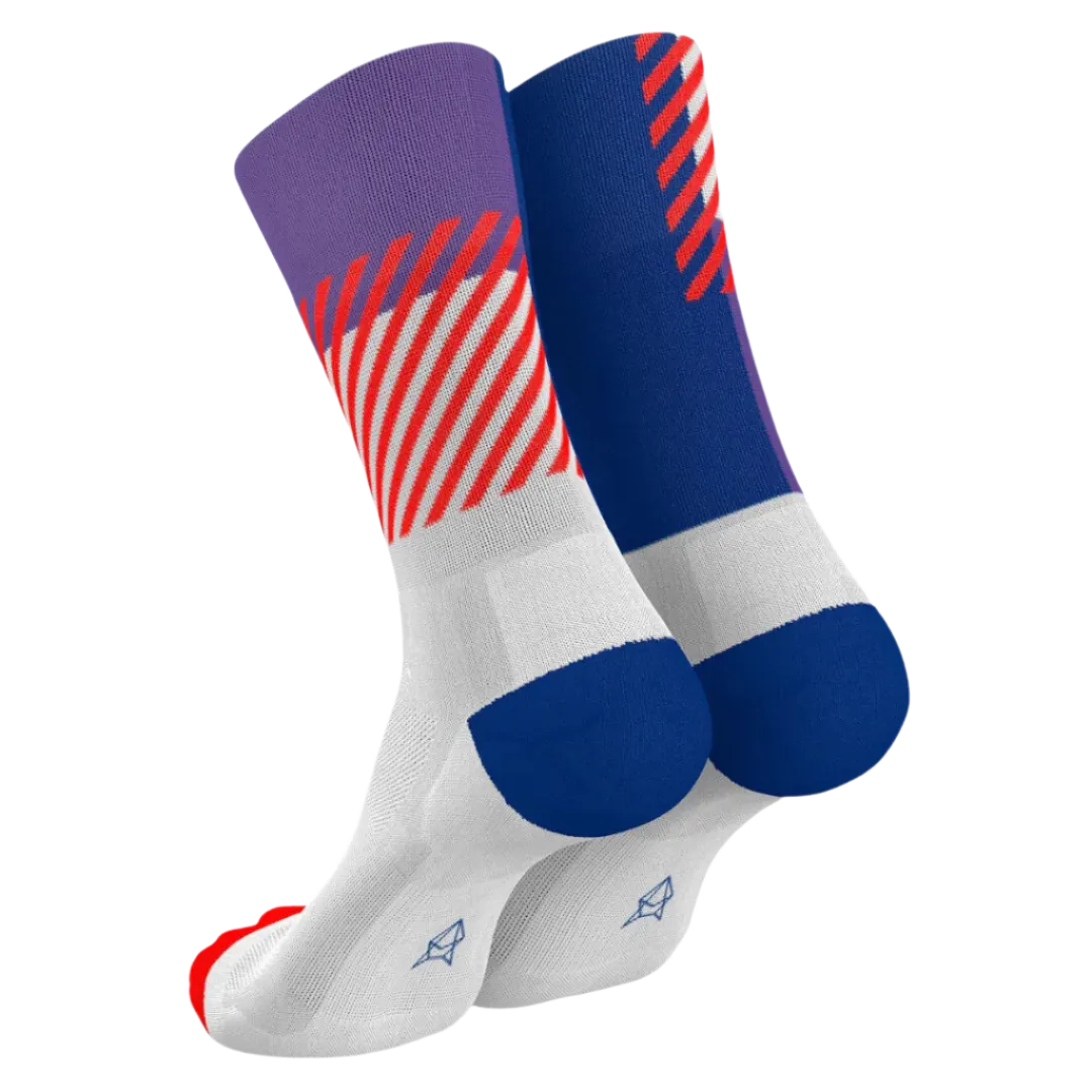 Incylence - Ultralight Districts Long Sock - Royal Inferno