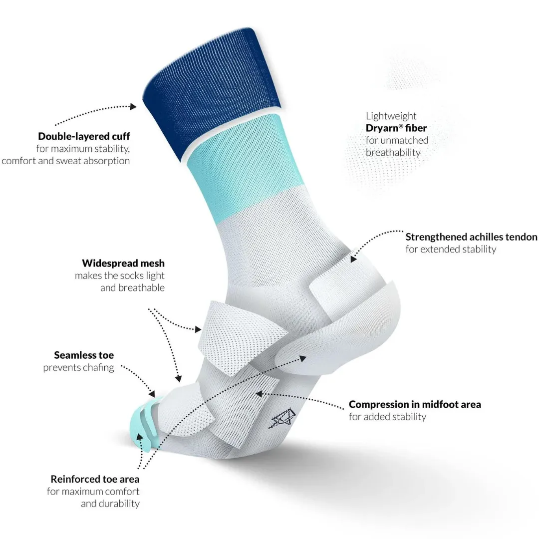 Incylence - Ultralight Districts Long Sock - Royal Inferno
