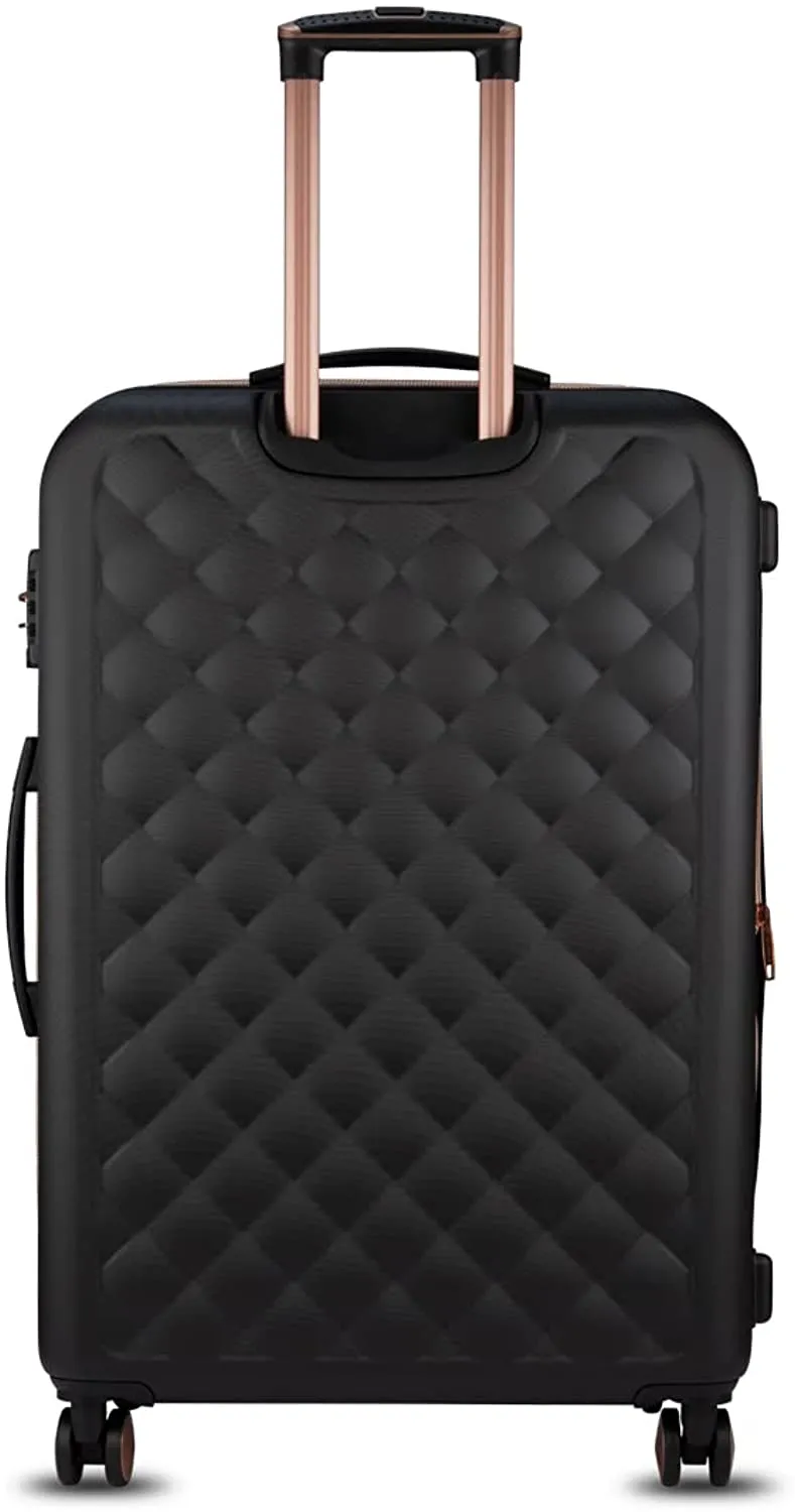 it luggage Fashionista PC Suitcase |Expandable Large | 8 Wheel Trolley |16-1646A-08 |Black 69cm