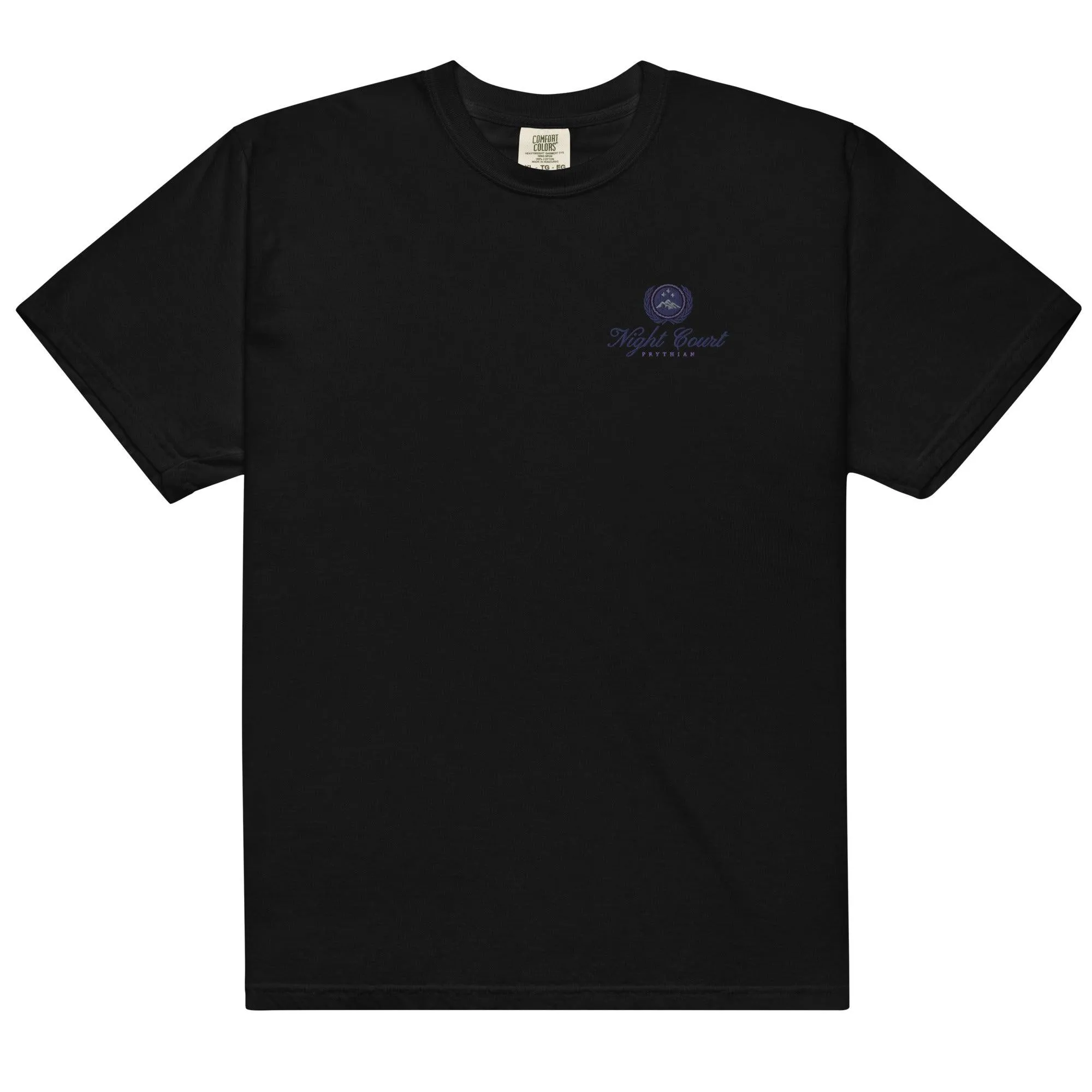 Night Court Embroidered Tee Shirt