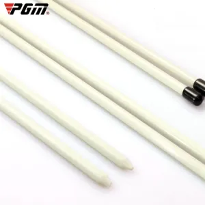 PGM 2 PCS Golf Alignment Sticks Fiberglass Training Aid Practice Rods for Correct Ball Direction(Color:White Size:No Package)