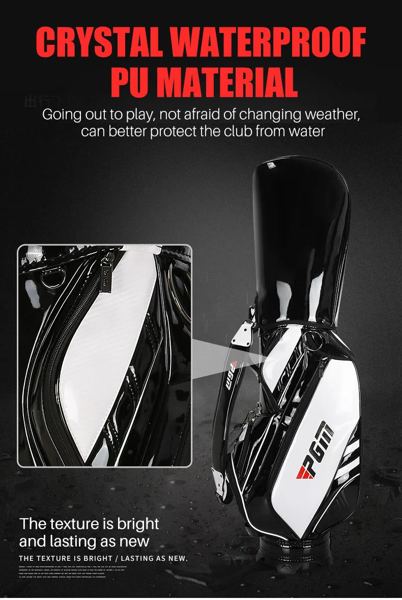 PU Leather Golf Staff Bag