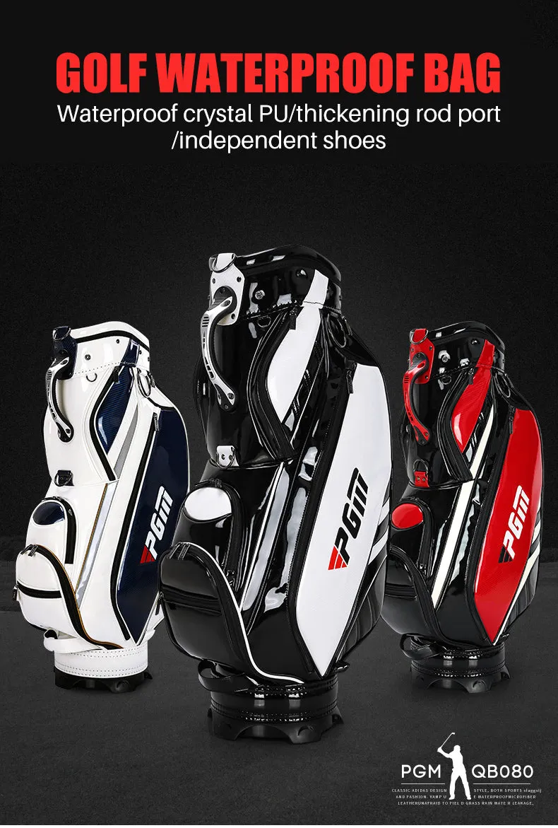 PU Leather Golf Staff Bag