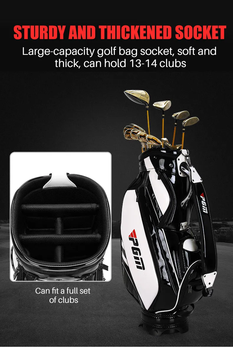 PU Leather Golf Staff Bag