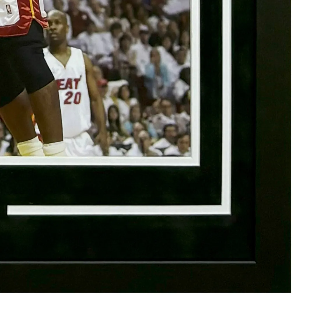 Shaquille O'Neal Hand Signed & Framed Miami Heat 16x20 Basketball Photo