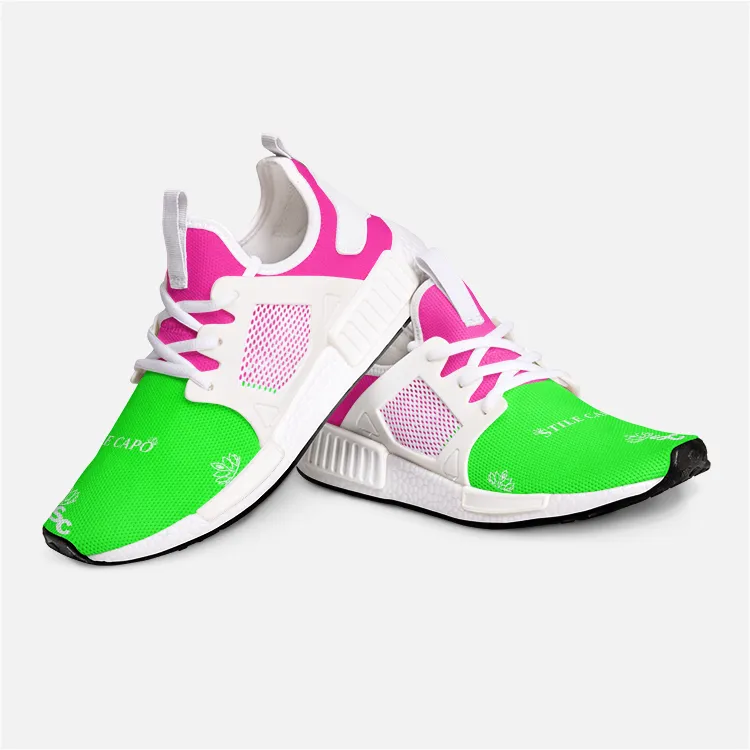 STILE CAPO  QUEEN  HOT PINK/NEON GREEN Lightweight Sneaker
