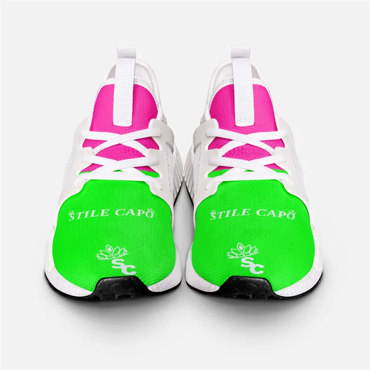 STILE CAPO  QUEEN  HOT PINK/NEON GREEN Lightweight Sneaker