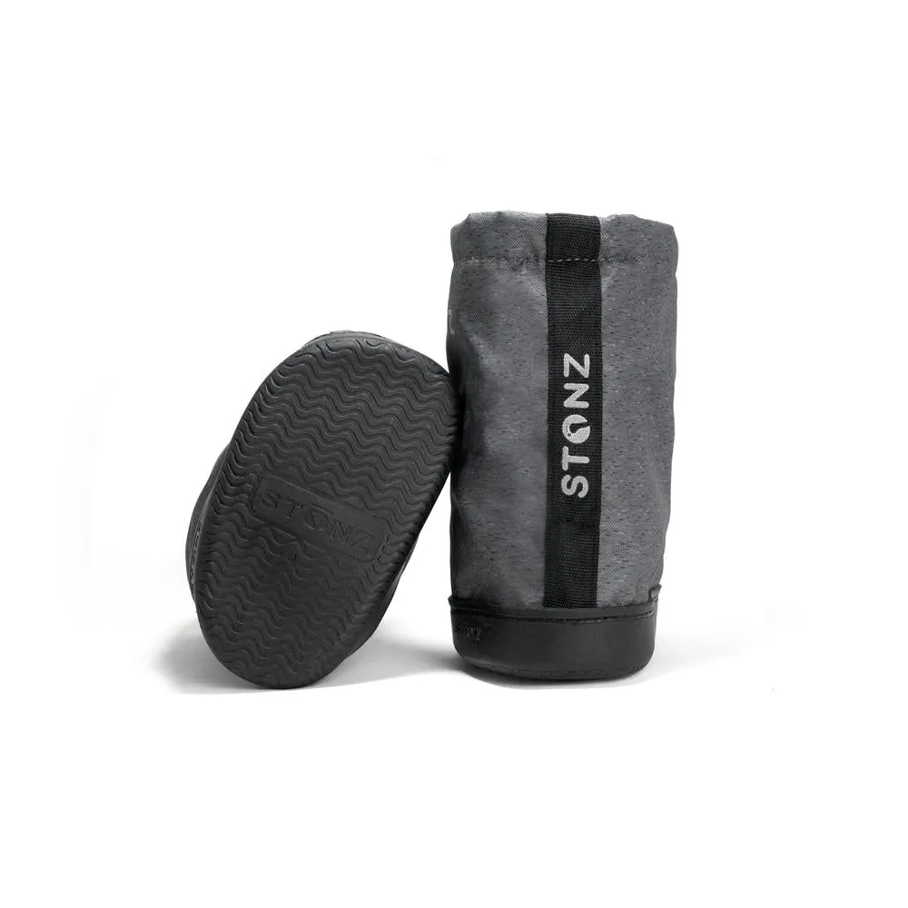 Stonz Hidden Elastic Baby Booties - Heather Grey