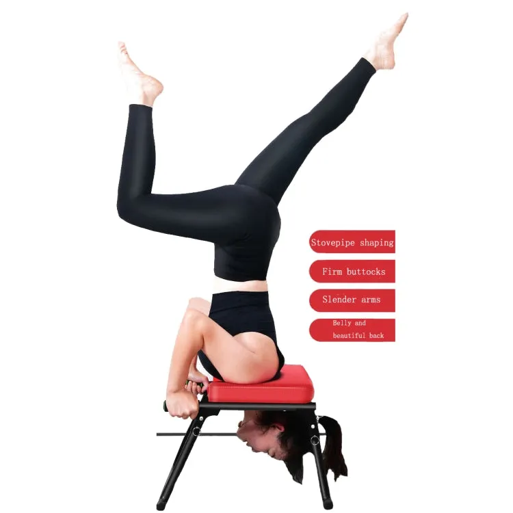 Yoga Handstand Assist Chair Folded Red