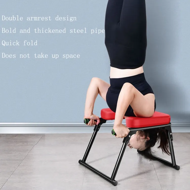 Yoga Handstand Assist Chair Folded Red